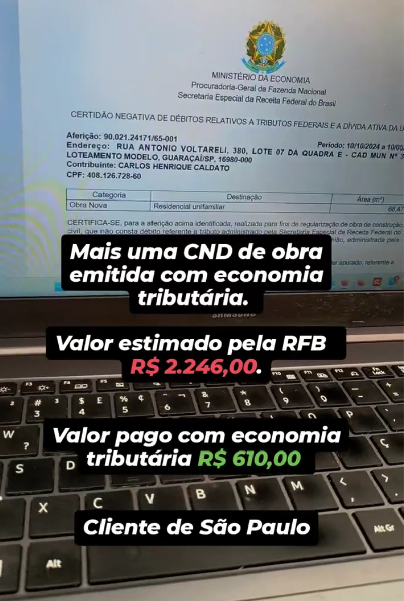 depoimentos casos reais redução de inss de obra anna paula araujo especialista em regularização de obra (2)